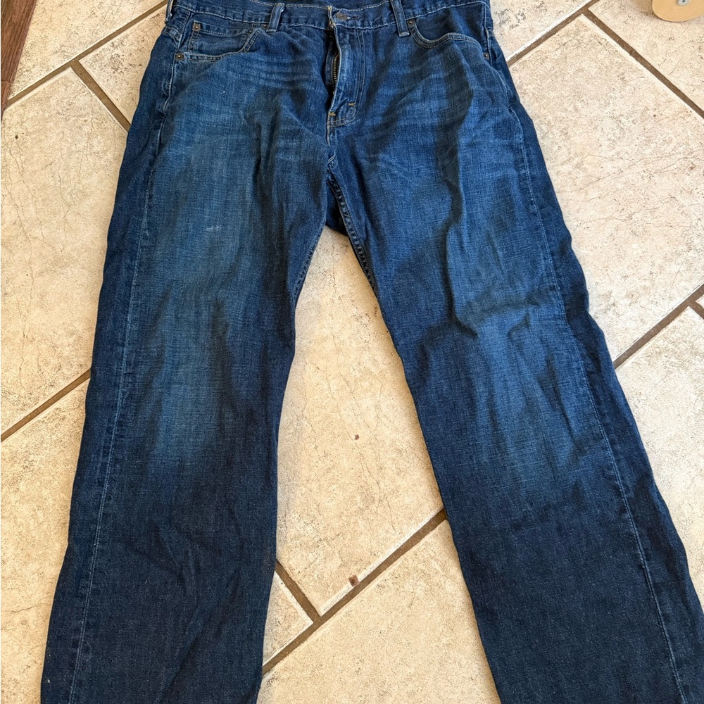 Levi's Men's Dark Blue Relaxed Fit Jeans